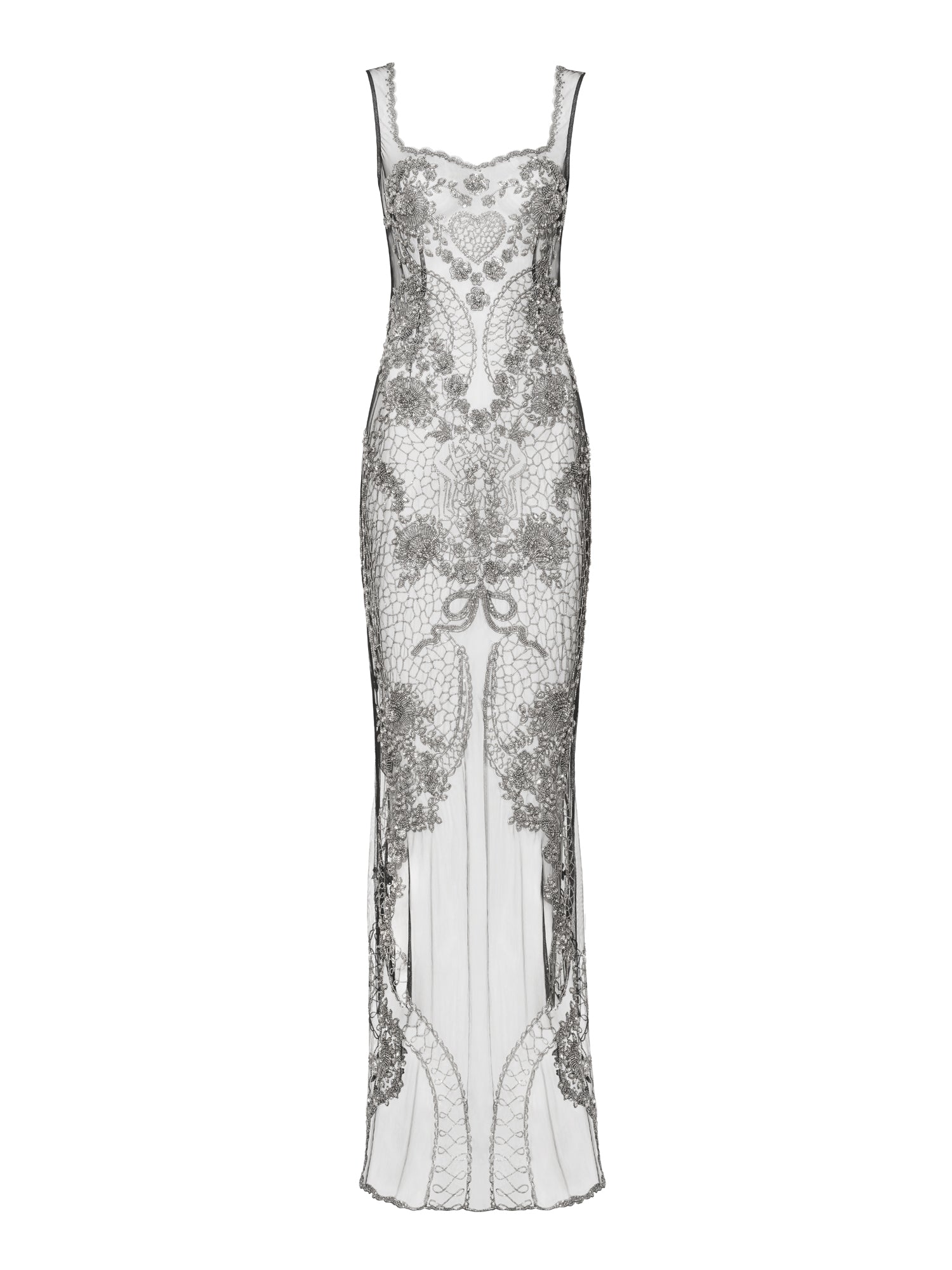 clio peppiatt embellished fairy dresses Clio Peppiatt Lucina Embellished Stretch-mesh Mini Dress - Women - Ivory Dresses
