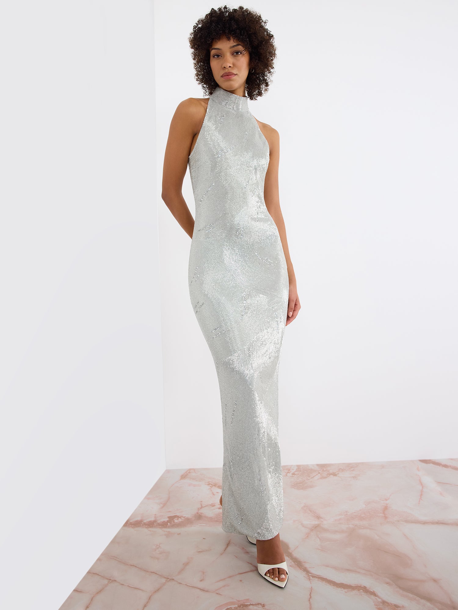 clio peppiatt long dress Delphine Necklace – Amarra 88296 Ruffle Skirt Clio Peppiatts designs stem Color:Ivory/Coral xmas-rockem