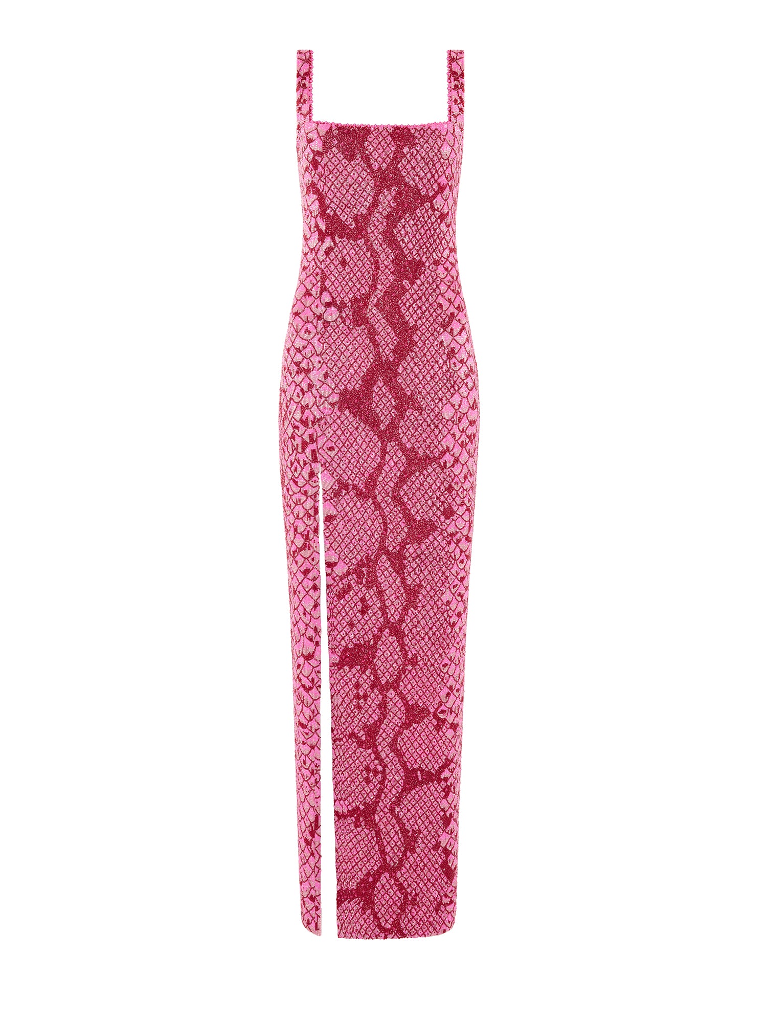 neon pink snakeskin dress Medusa – Clio Peppiatt Colour:Blush 60s 70s 1960s 1970s Pink python pearl snake Tinkerbell Dress Pattern Anime