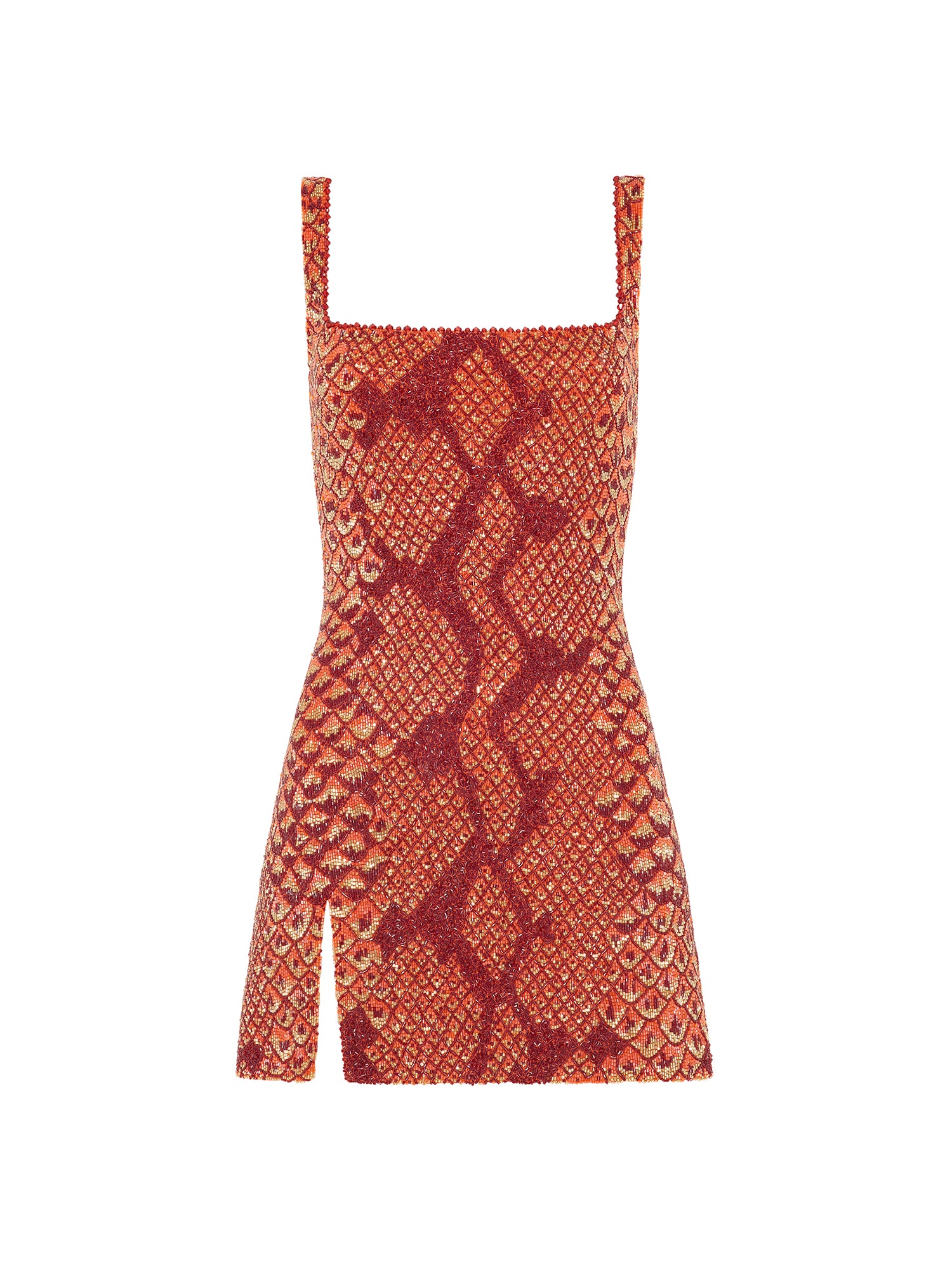 orange snakeskin dress Dresses | Mini Redorange Snakeskin Dress