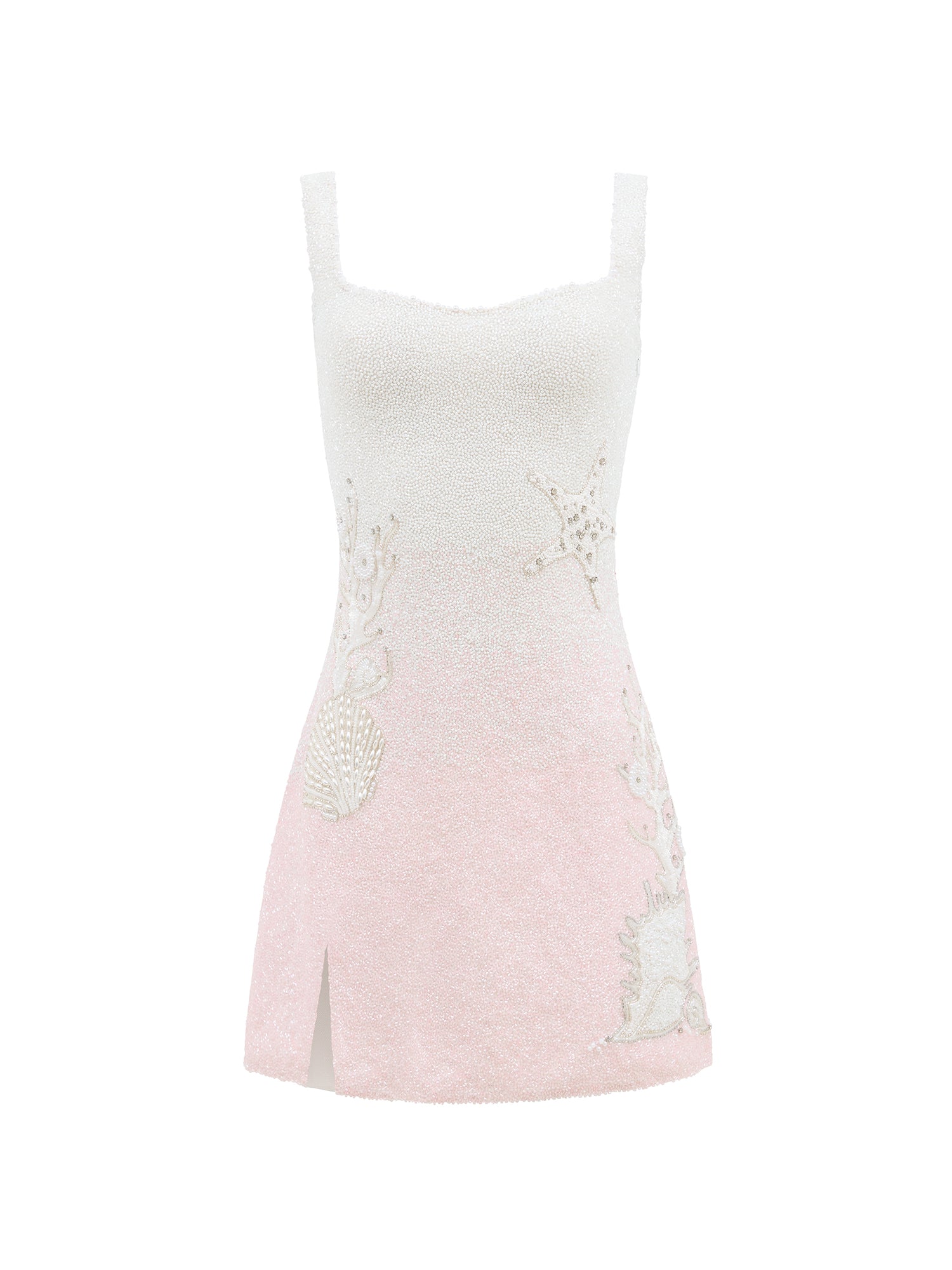 seashell pink dress Pink Seashell Print Mini Dress