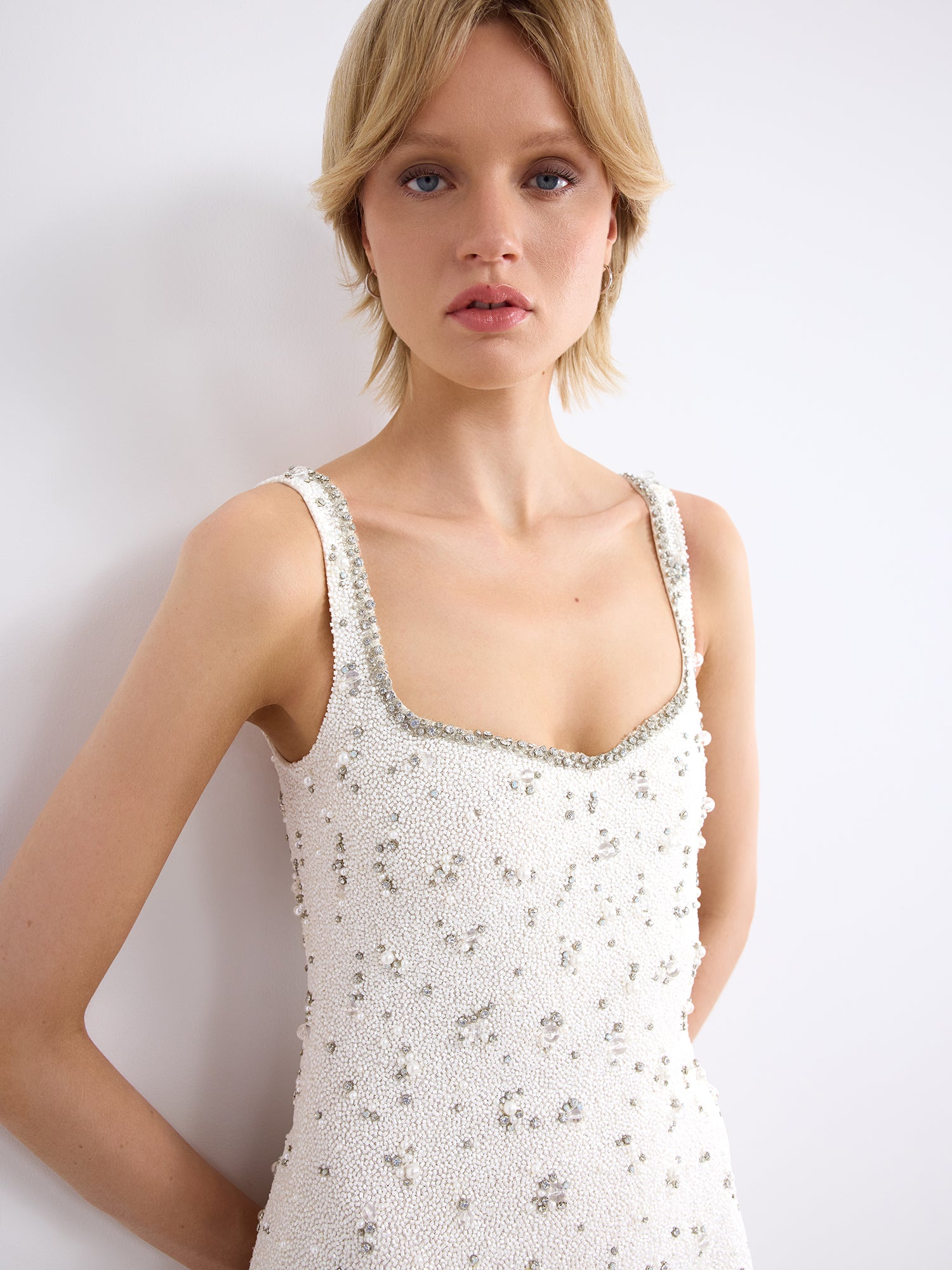 clio peppiatt white dress Bridal Crystal Dress – Clio Peppiatt
