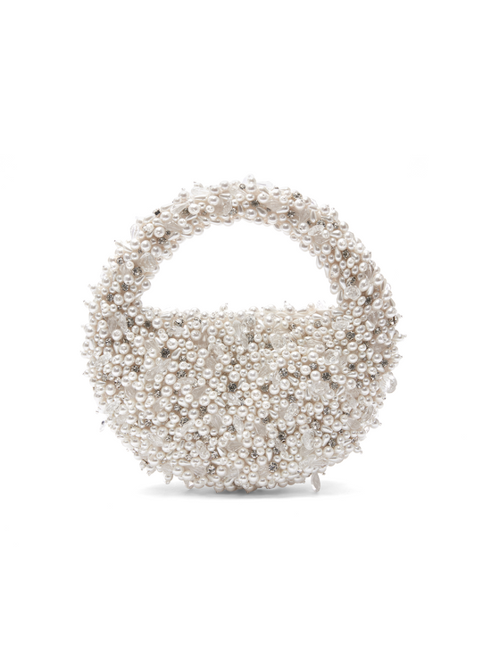 Crystal Pearl Round Bag – Clio Peppiatt