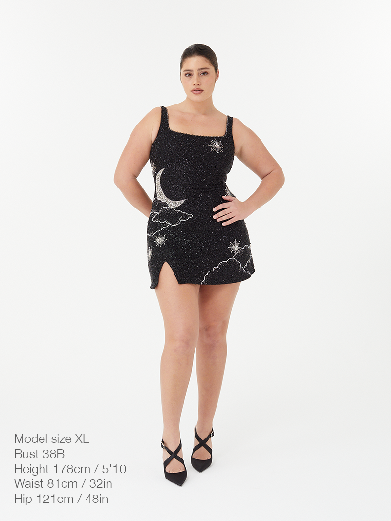 clio peppiatt women's lucina embellished stretch-mesh mini dress Bridal Lucina Dress Clio Peppiatt