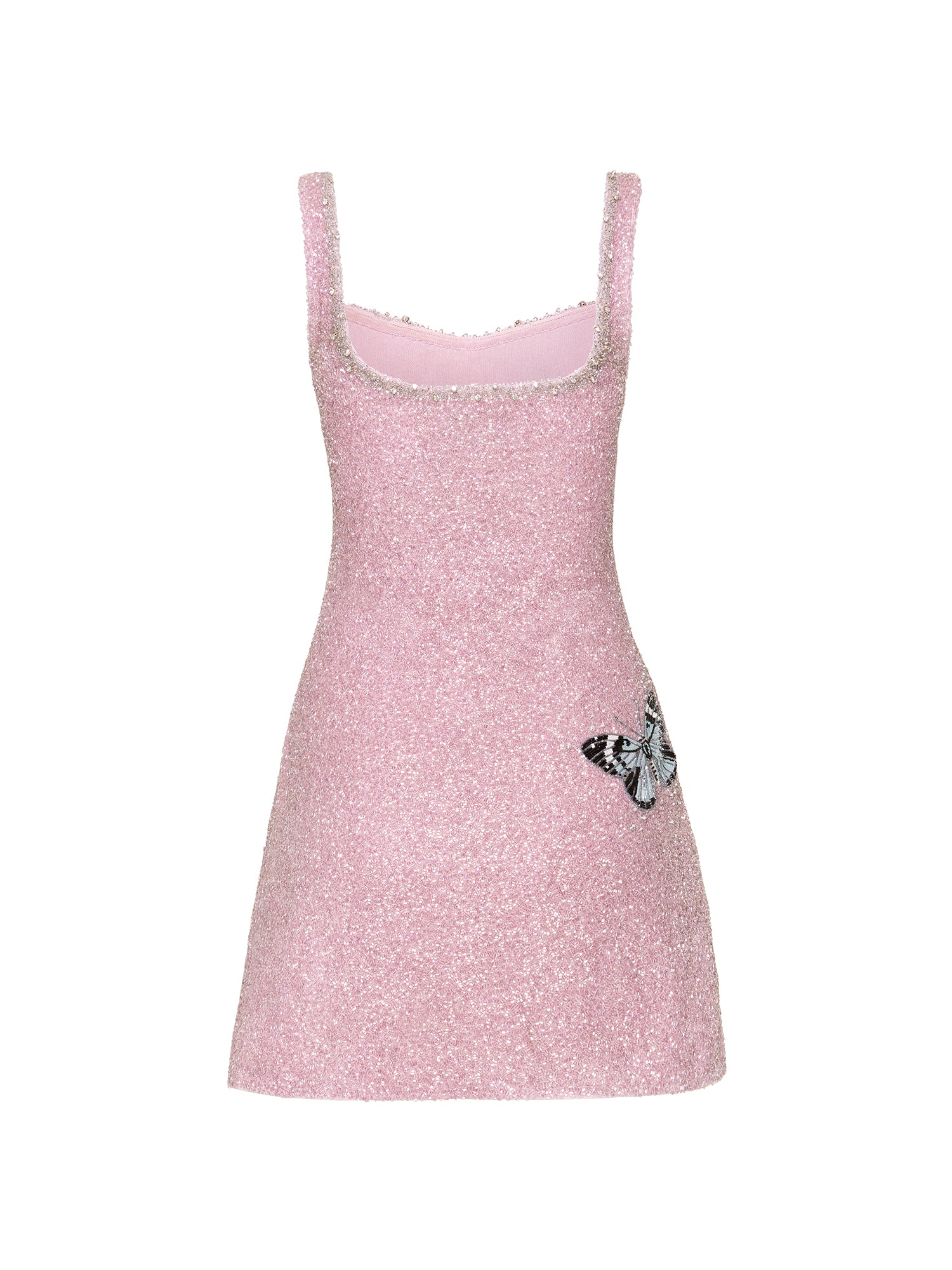 mariposa mini dress Vestido Mini de Malla Mariposa Printed - Multicolor