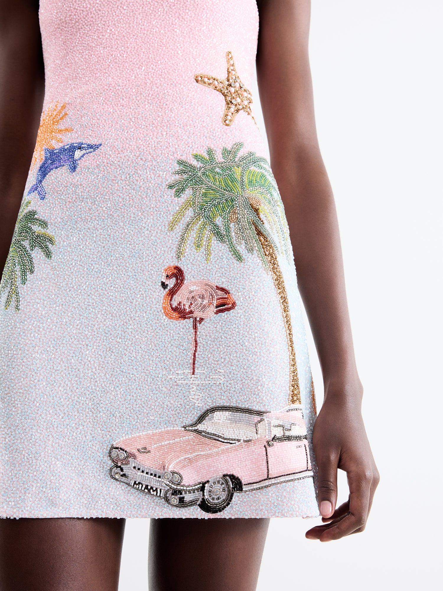 clio peppiatt dress pink Marina Mini Dress Clio Peppiatt