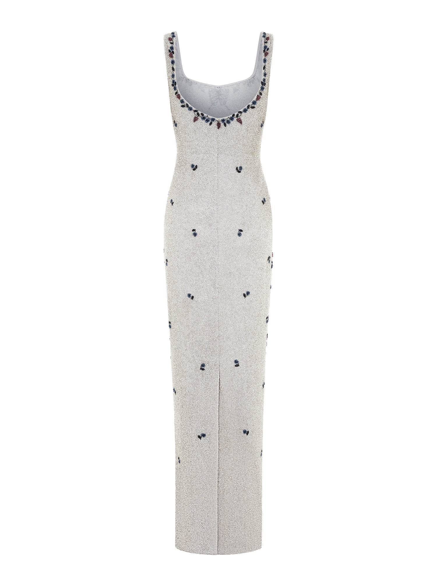 clio peppiatt silver dress Clio Peppiatt Wisteria Embellished Stretch-mesh Gown - Women - Purple Dresses