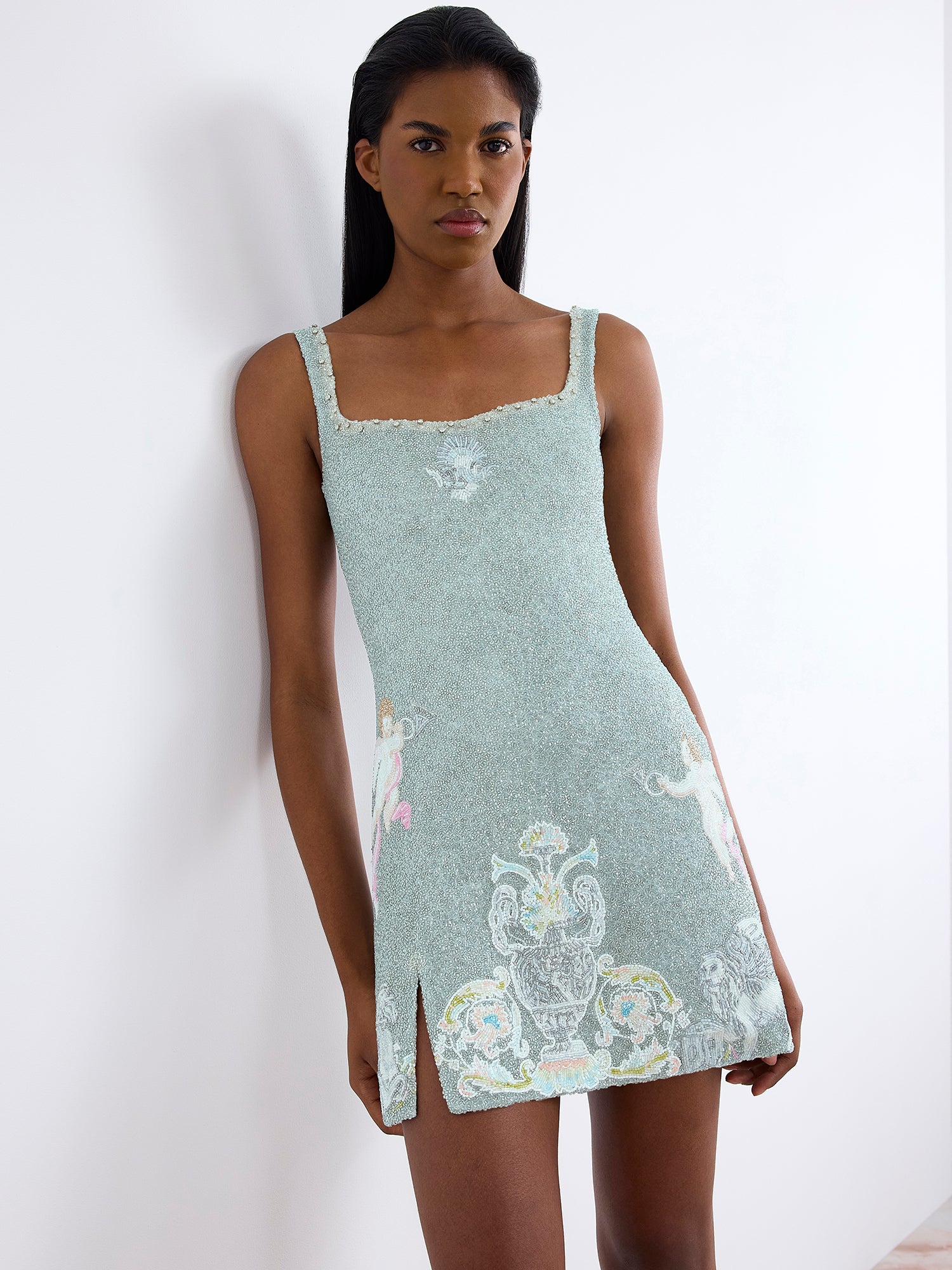 Palazzo Mini Dress – Clio Peppiatt