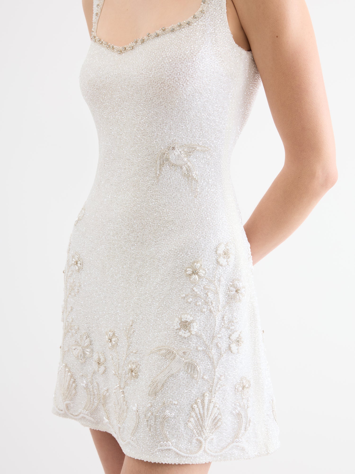 needle and thread snowdrop mini dress Snowdrop Mini Dress Clio Peppiatt